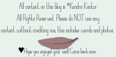 All Content ©Kendra Kantor